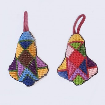 Ornament - Embroidered Bell